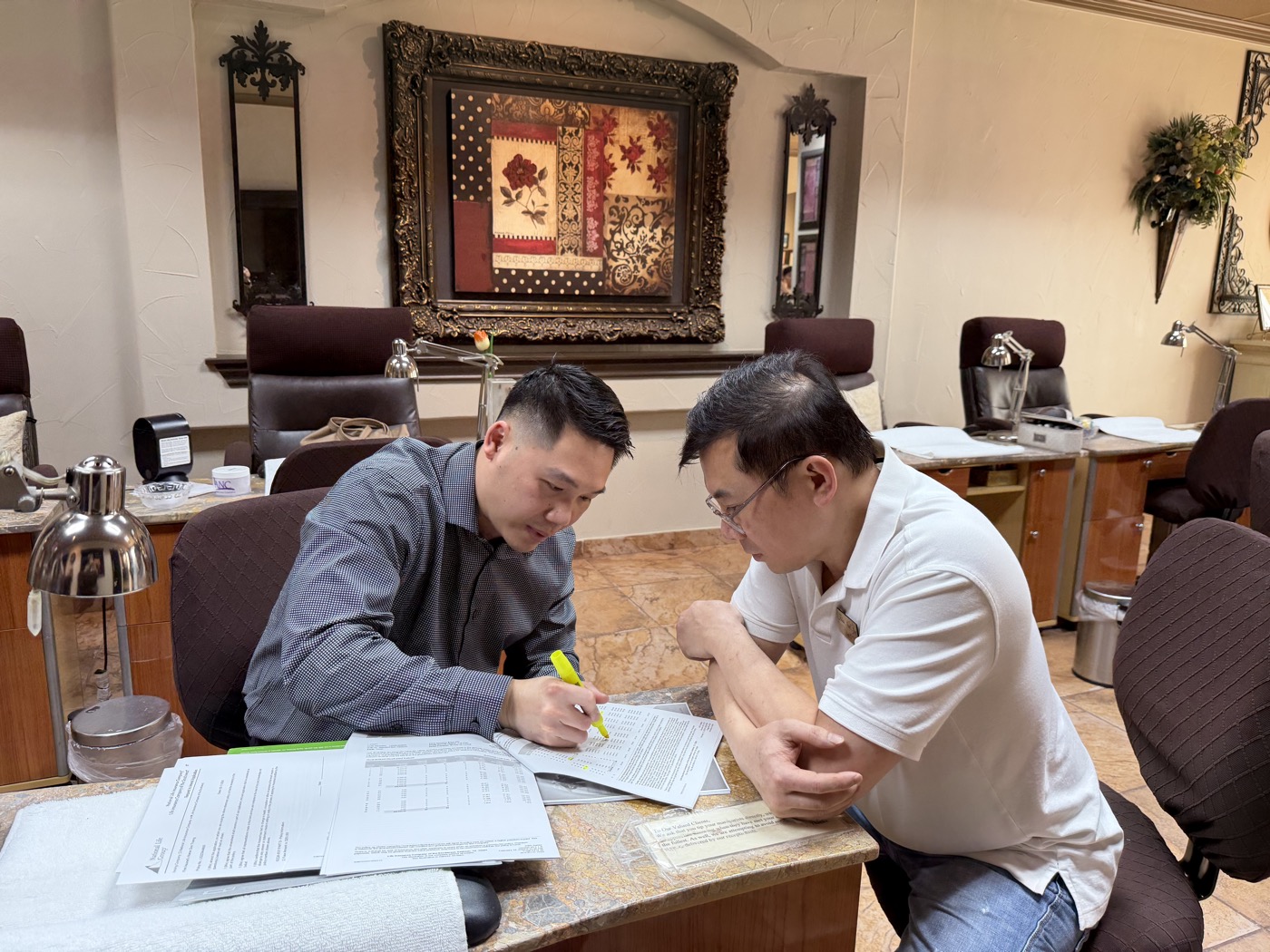 Một buổi tư vấn cùng khách hàng